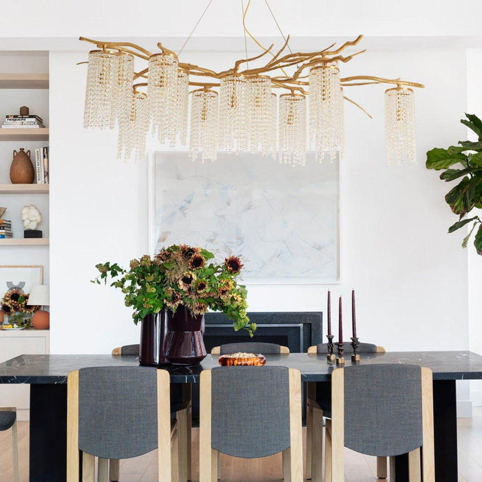 Forest Dawn Brass Chandelier - DWHOME