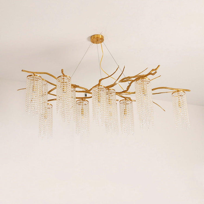 Forest Dawn Brass Chandelier - DWHOME