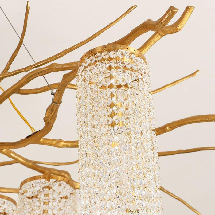 Forest Dawn Brass Chandelier - DWHOME