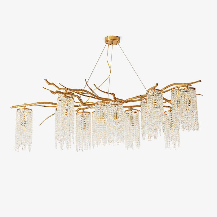 Forest Dawn Brass Chandelier - DWHOME