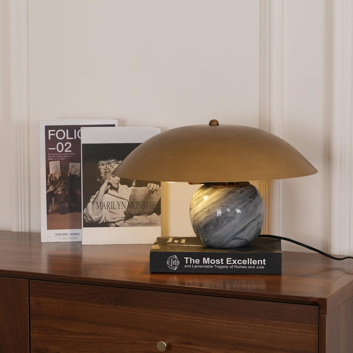 Formosa Marble Table Lamp-DWHOME