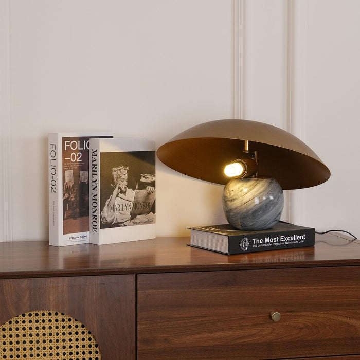 Formosa Marble Table Lamp-DWHOME