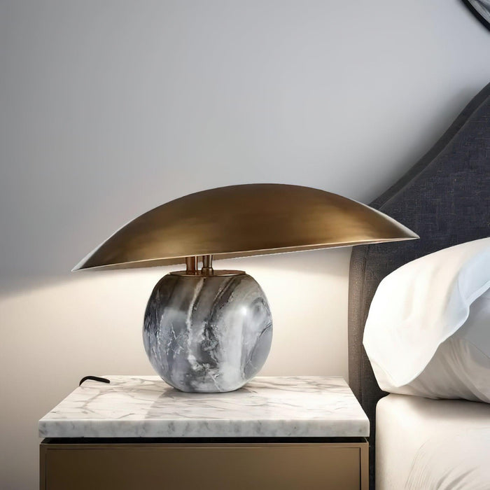 Formosa Marble Table Lamp-DWHOME