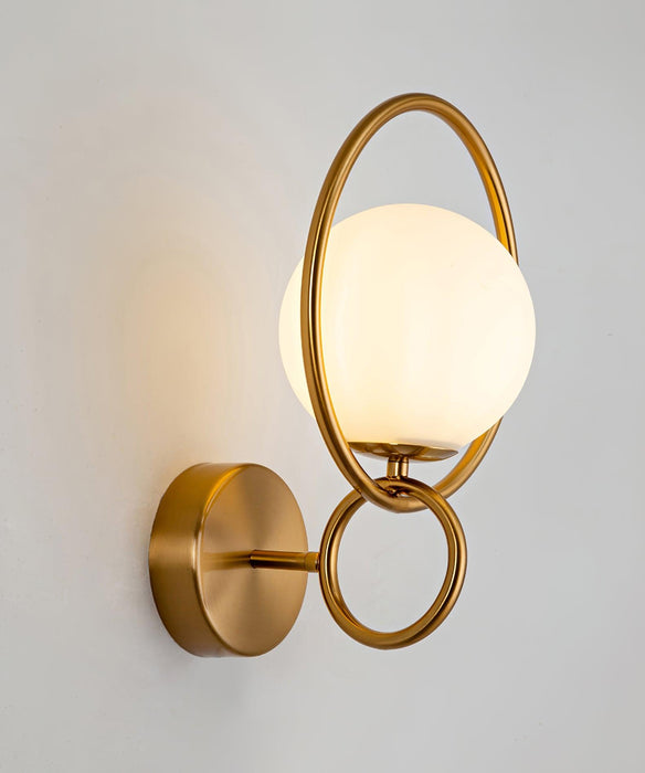 Fort Halo Gold Wall Light-DWHOME