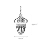 Abella Tear Drop Chandelier-DWHOME