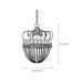 Abella Tear Drop Chandelier-DWHOME