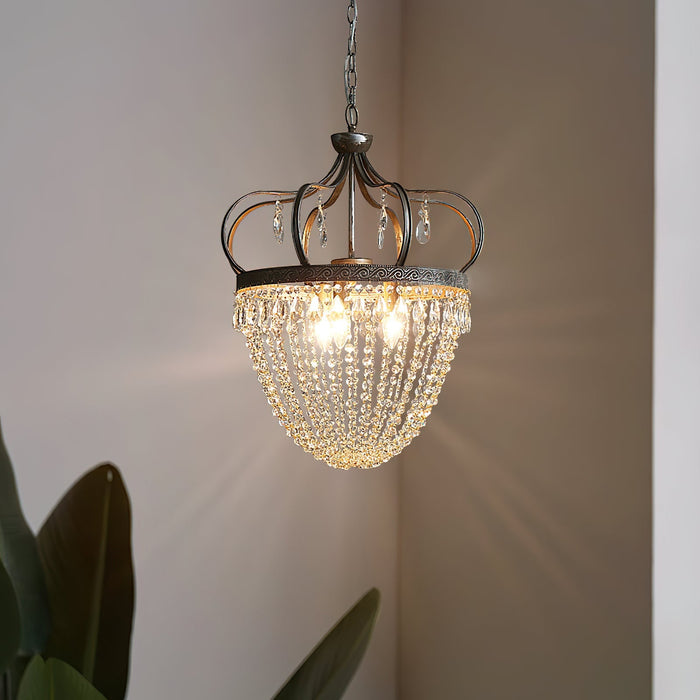 Abella Tear Drop Chandelier-DWHOME