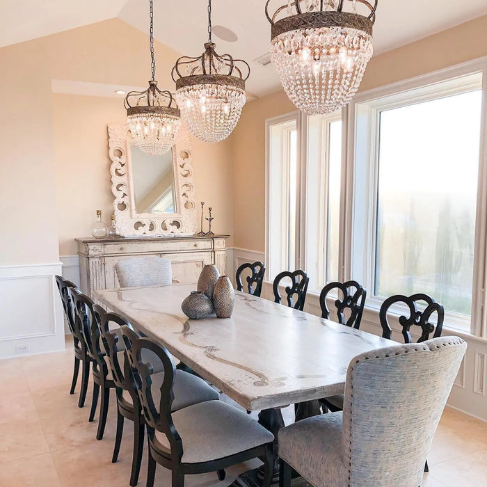 Abella Tear Drop Chandelier-DWHOME