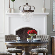 Abella Tear Drop Chandelier-DWHOME