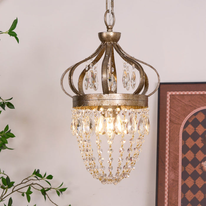 Abella Tear Drop Chandelier-DWHOME