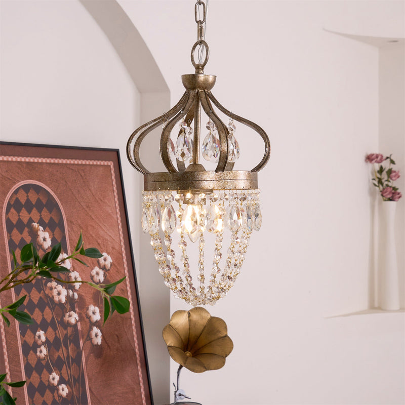 Abella Tear Drop Chandelier-DWHOME