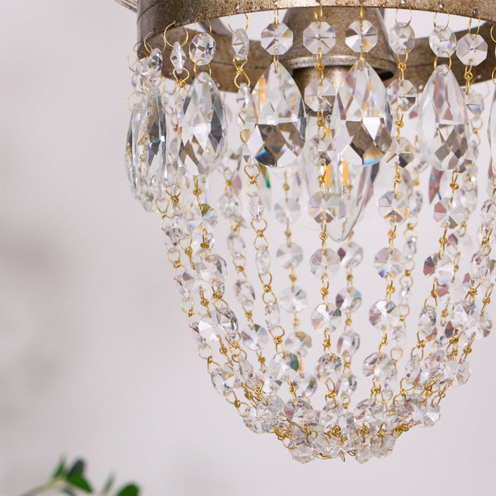 Abella Tear Drop Chandelier-DWHOME