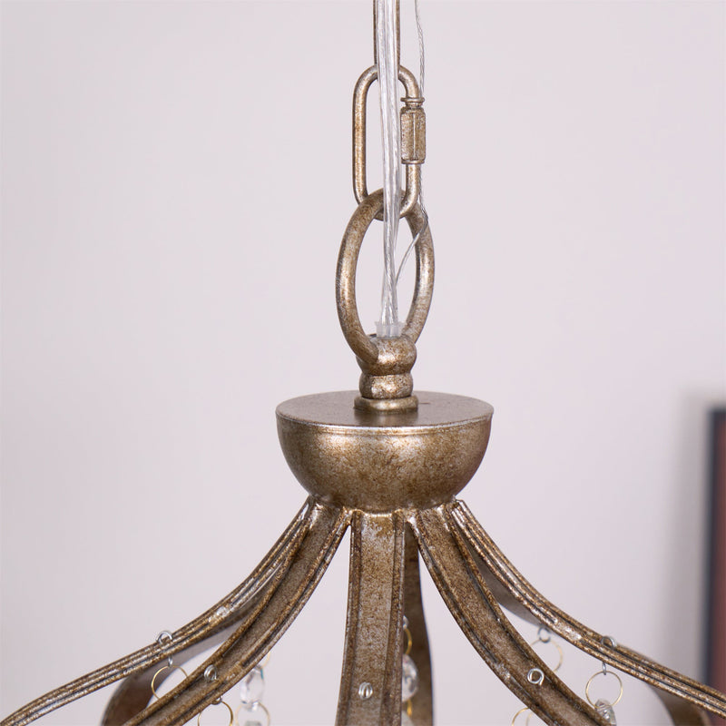 Abella Tear Drop Chandelier-DWHOME