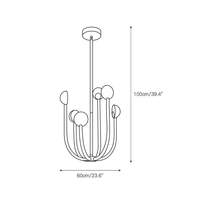 Foundry Chandelier-DWHOME