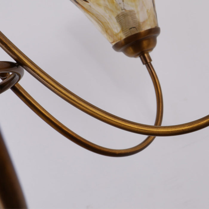 Franklin Amber Chandelier-DWHOME