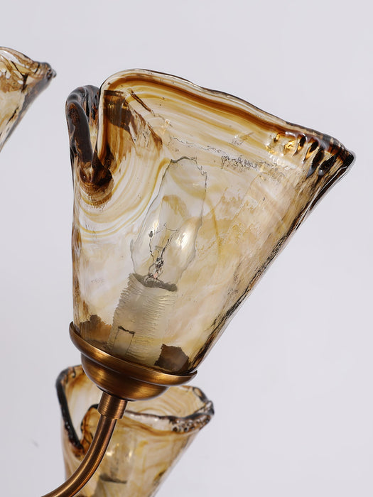 Franklin Amber Chandelier-DWHOME