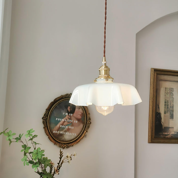 French Flower Pendant Light-DWHOME