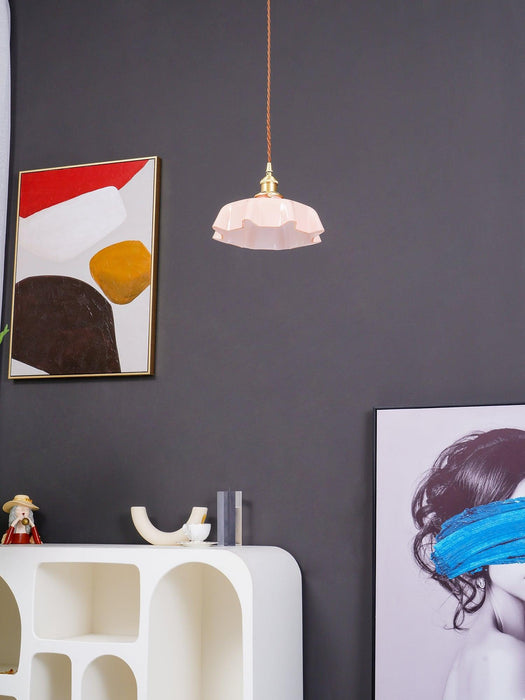 French Flower Pendant Light-DWHOME