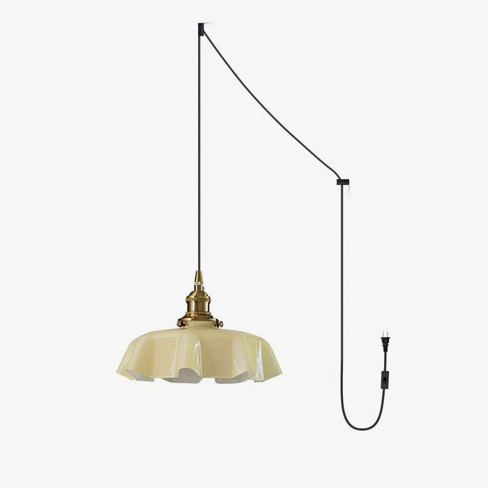 French Flower Pendant Swag Light-DWHOME