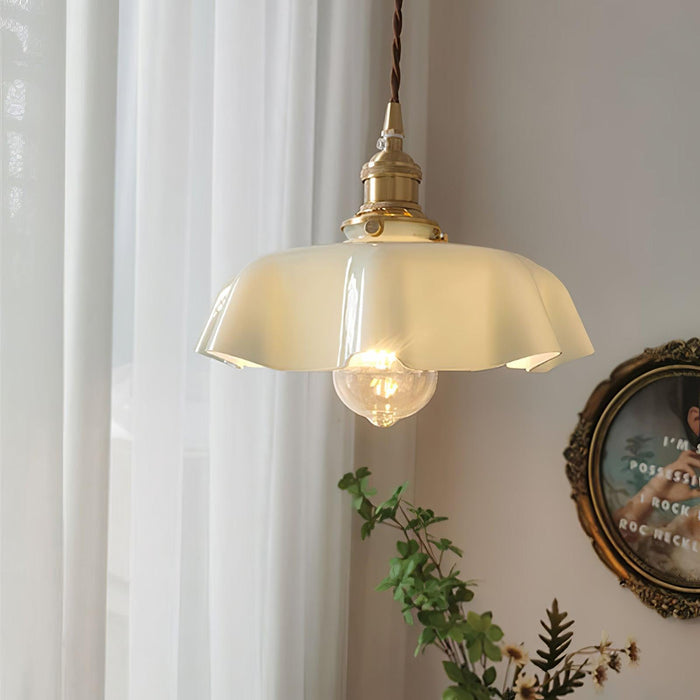 French Flower Pendant Swag Light-DWHOME