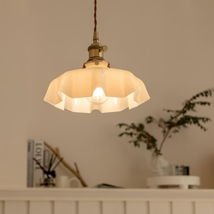 French Flower Pendant Swag Light-DWHOME