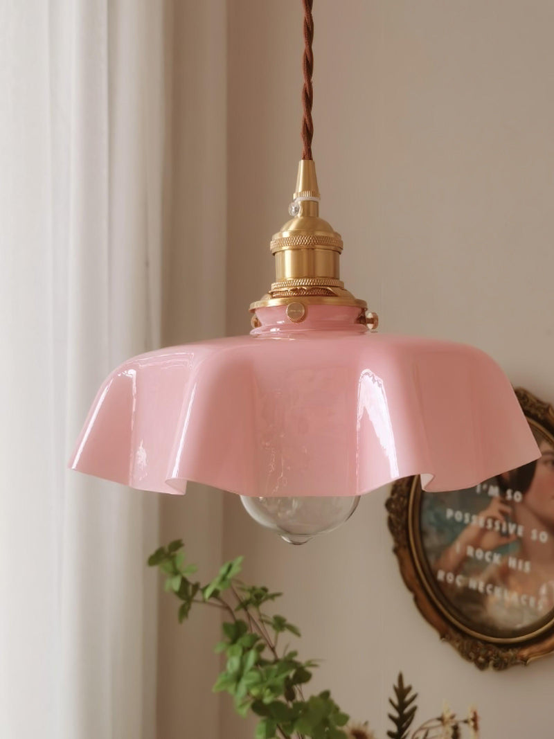 French Flower Pendant Swag Light-DWHOME