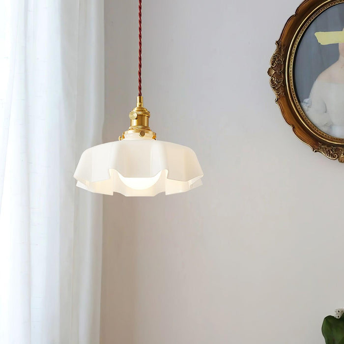 French Flower Pendant Swag Light-DWHOME
