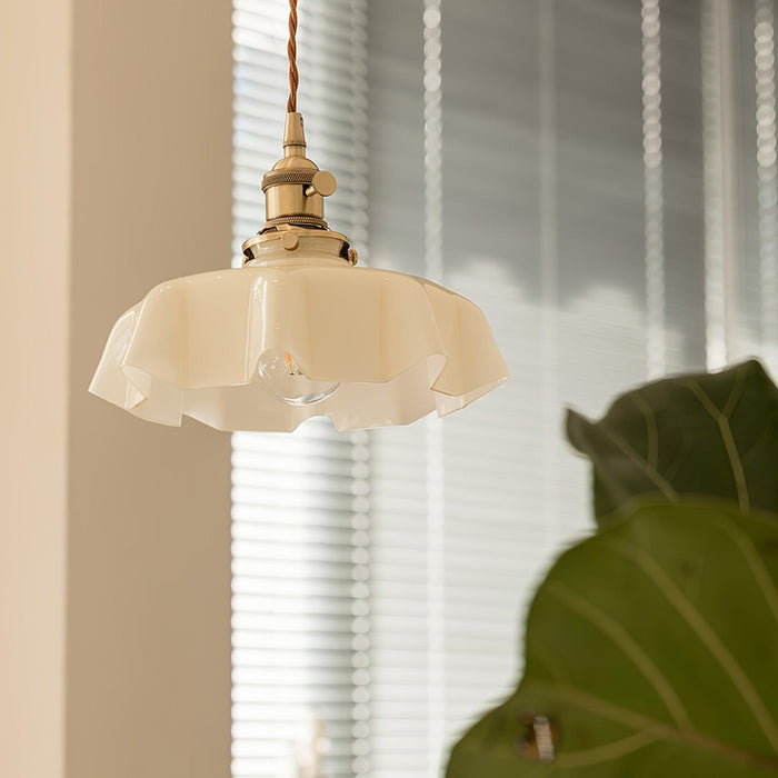 French Flower Pendant Swag Light-DWHOME