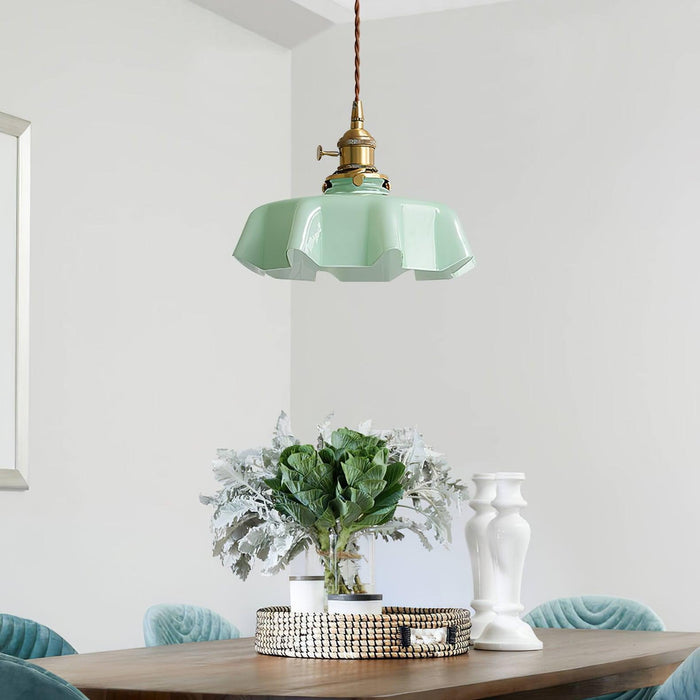 French Flower Pendant Swag Light-DWHOME