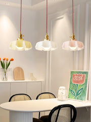 French Flower Pendant Swag Light-DWHOME