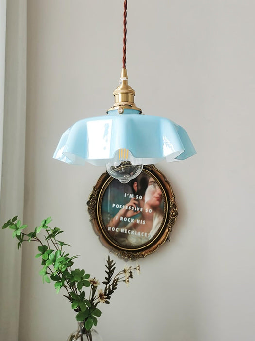 French Flower Pendant Swag Light-DWHOME