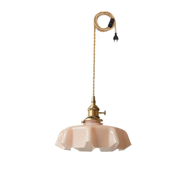 French Flower Pendant Swag Light-DWHOME