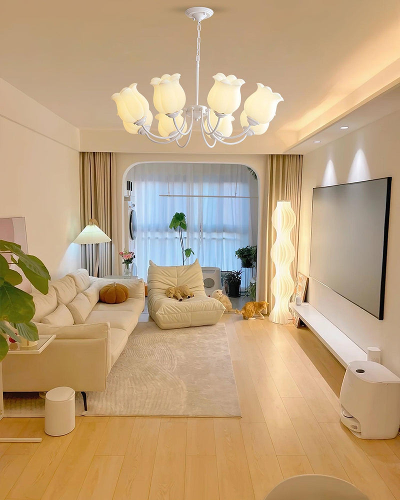 French Lily Chandelier-DWHOME