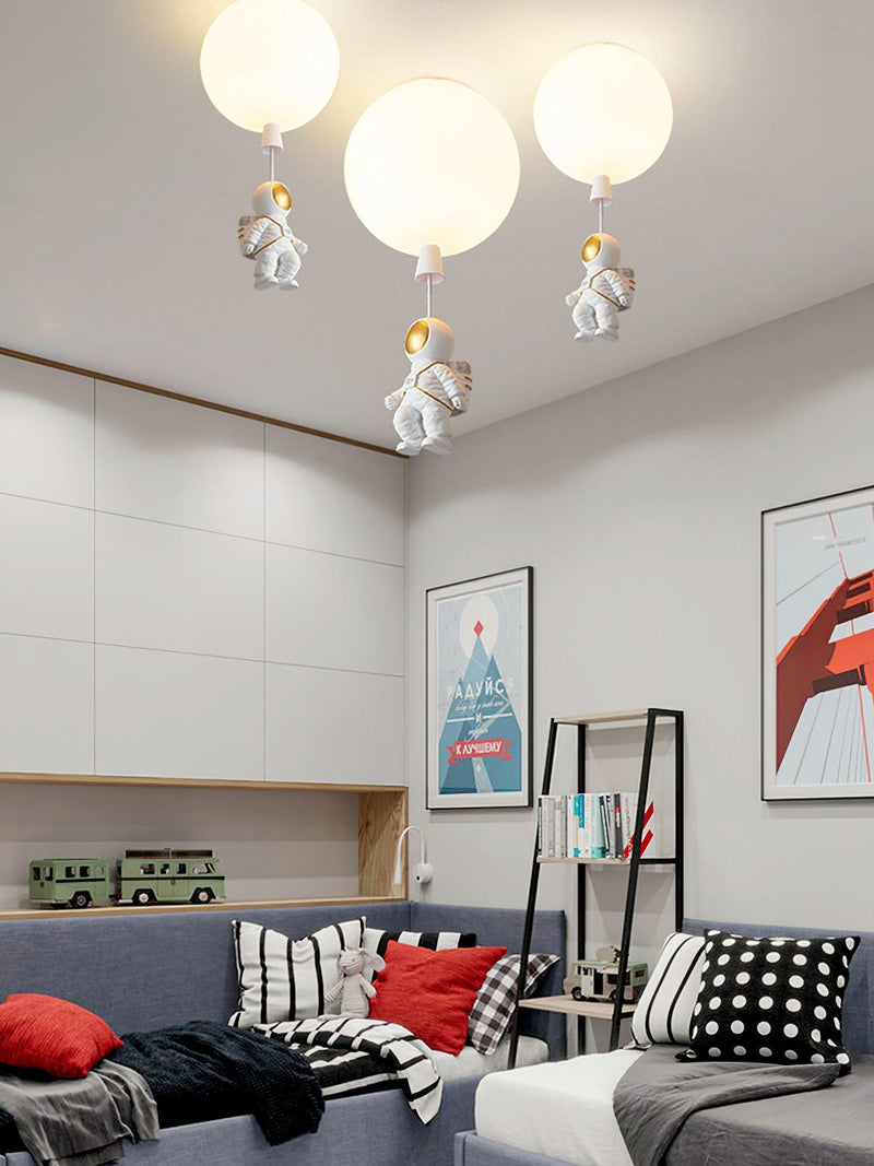 Frosted Balloon Ceiling Light-DWHOME