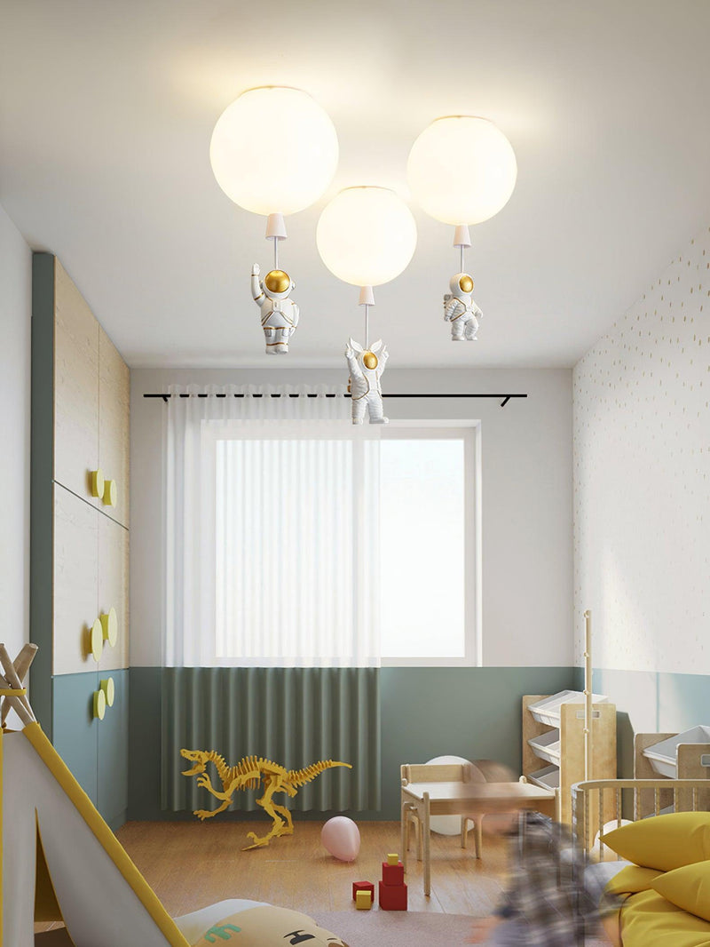 Frosted Balloon Ceiling Light-DWHOME