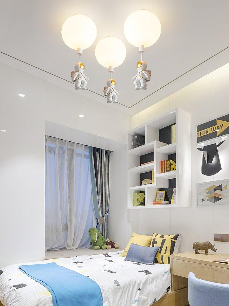 Frosted Balloon Ceiling Light-DWHOME