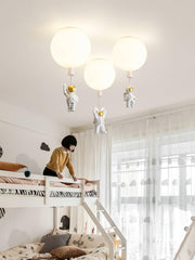 Frosted Balloon Ceiling Light-DWHOME