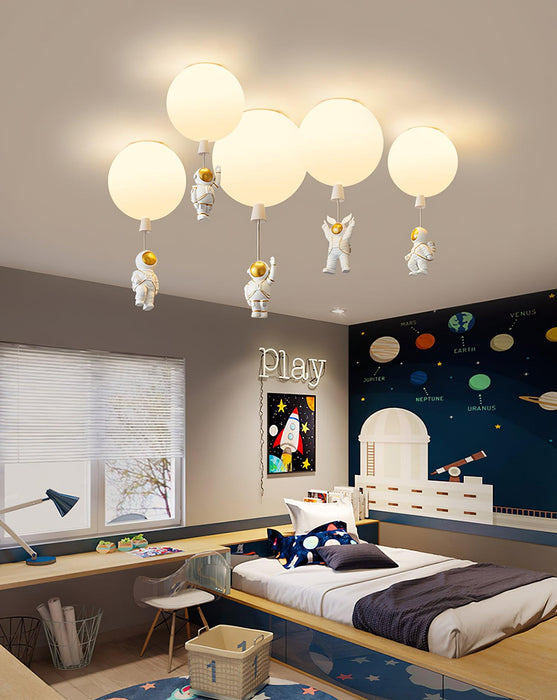 Frosted Balloon Ceiling Light - Vakkerlight