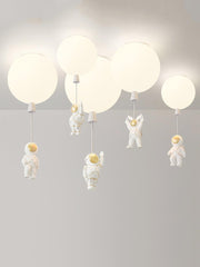 Frosted Balloon Ceiling Light-DWHOME