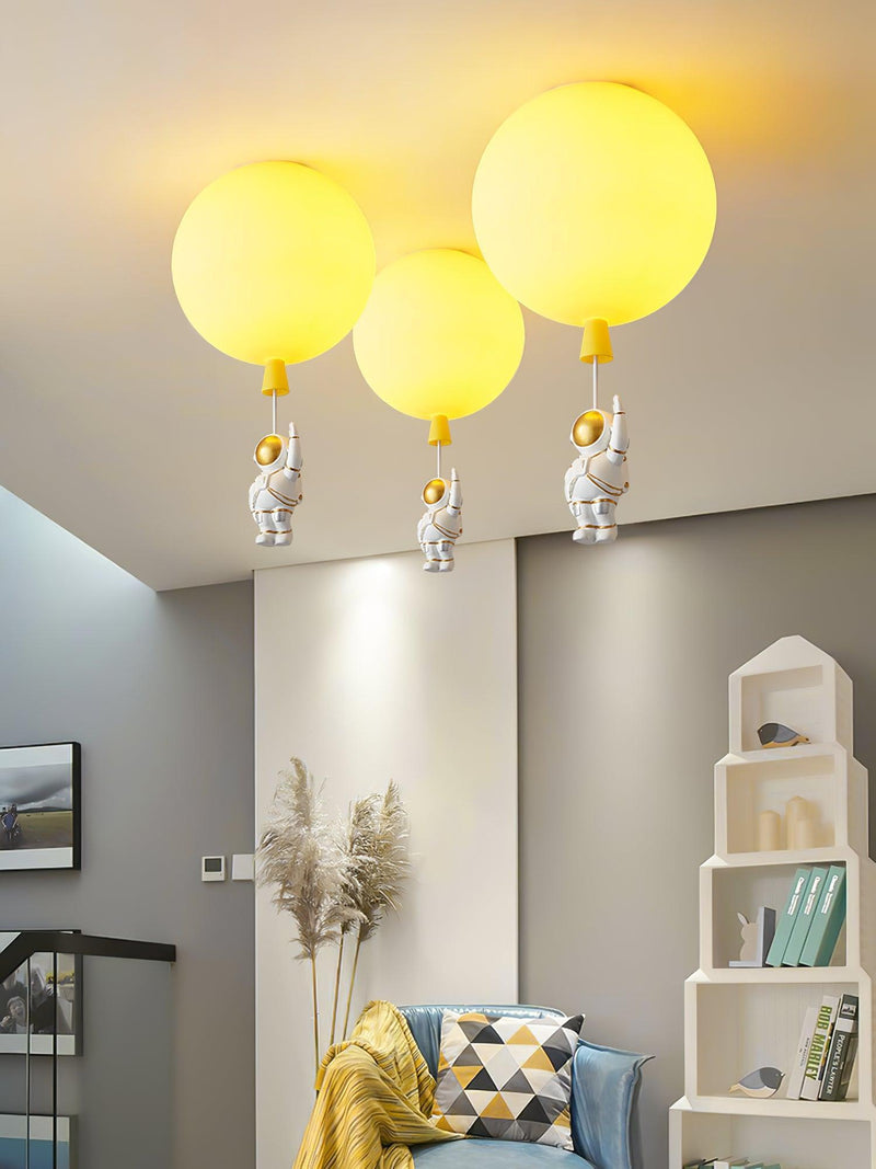 Frosted Balloon Ceiling Light-DWHOME