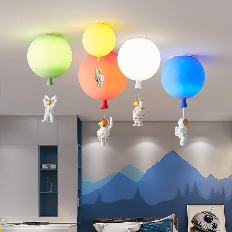 Frosted Balloon Ceiling Light-DWHOME