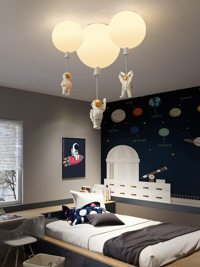 Frosted Balloon Ceiling Light-DWHOME