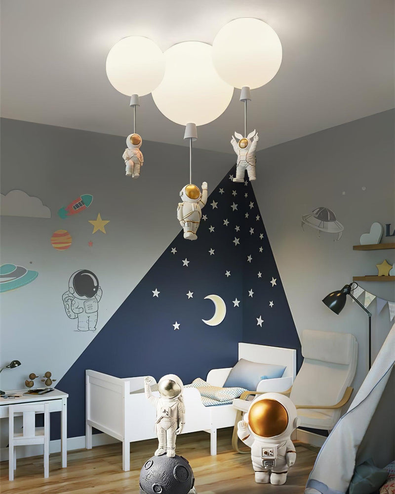Frosted Balloon Ceiling Light-DWHOME