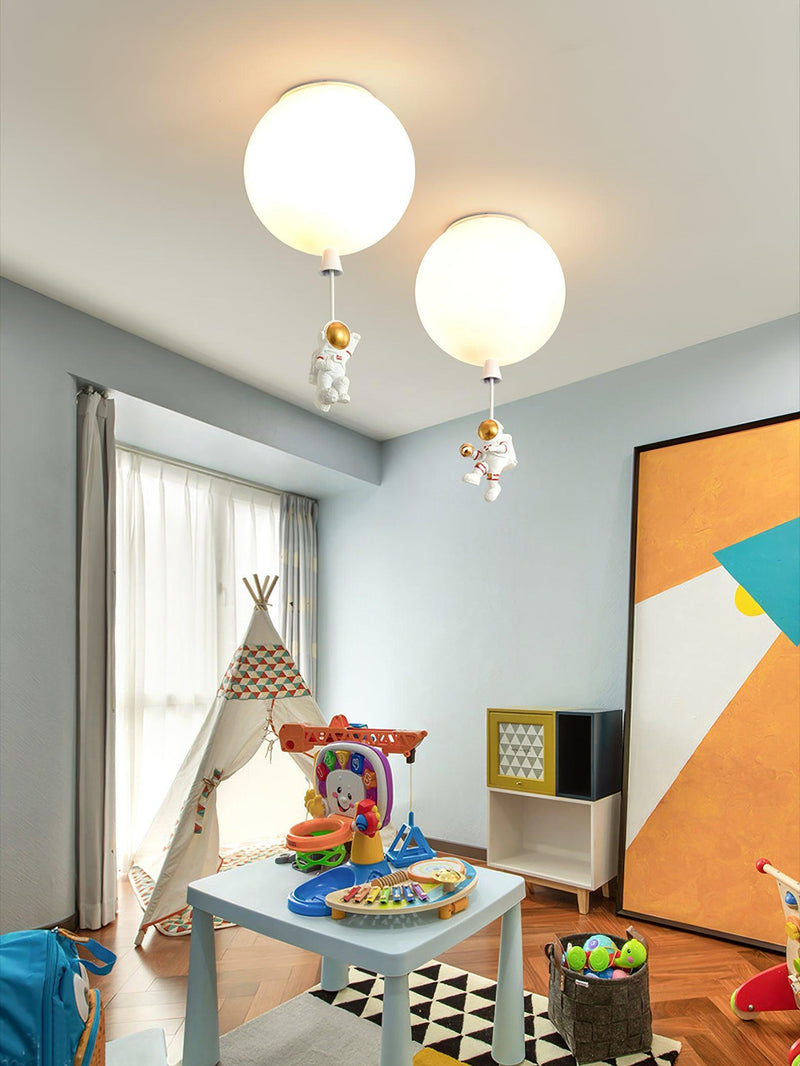 Frosted Balloon Ceiling Light-DWHOME