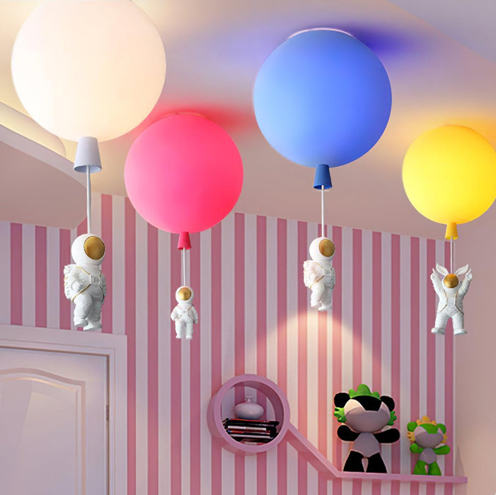 Frosted Balloon Ceiling Light.