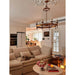 Frosted Crystal Bead Chandelier-DWHOME