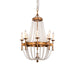 Frosted Crystal Bead Chandelier-DWHOME