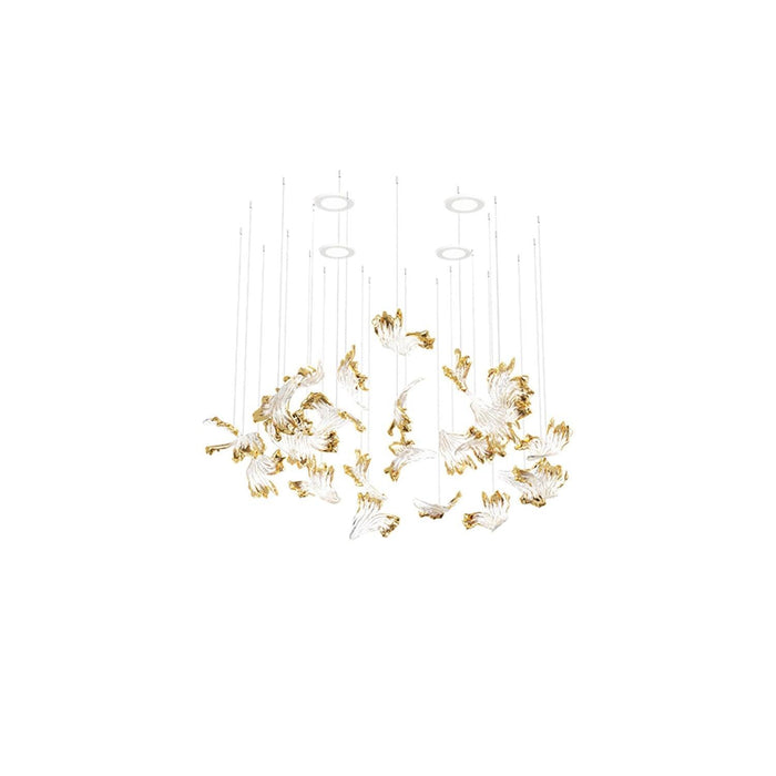 Frosted Petals Frozen Chandelier - DWHOME