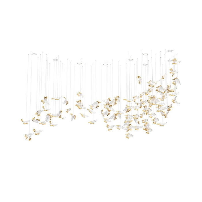 Frosted Petals Frozen Chandelier - DWHOME