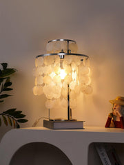 Round Shell Table Lamp-DWHOME